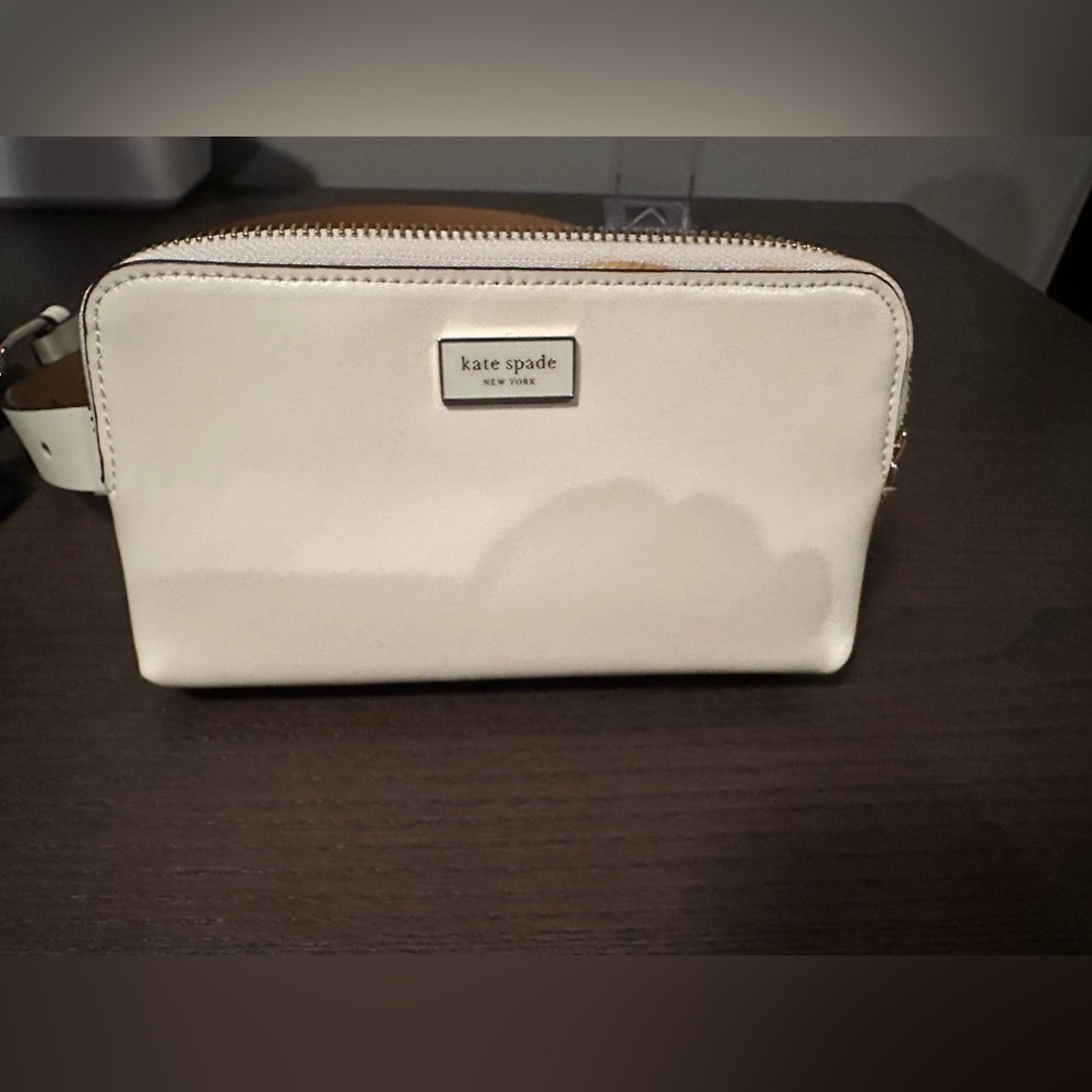 Kate Spade White Belt Bag L/XL NWT
